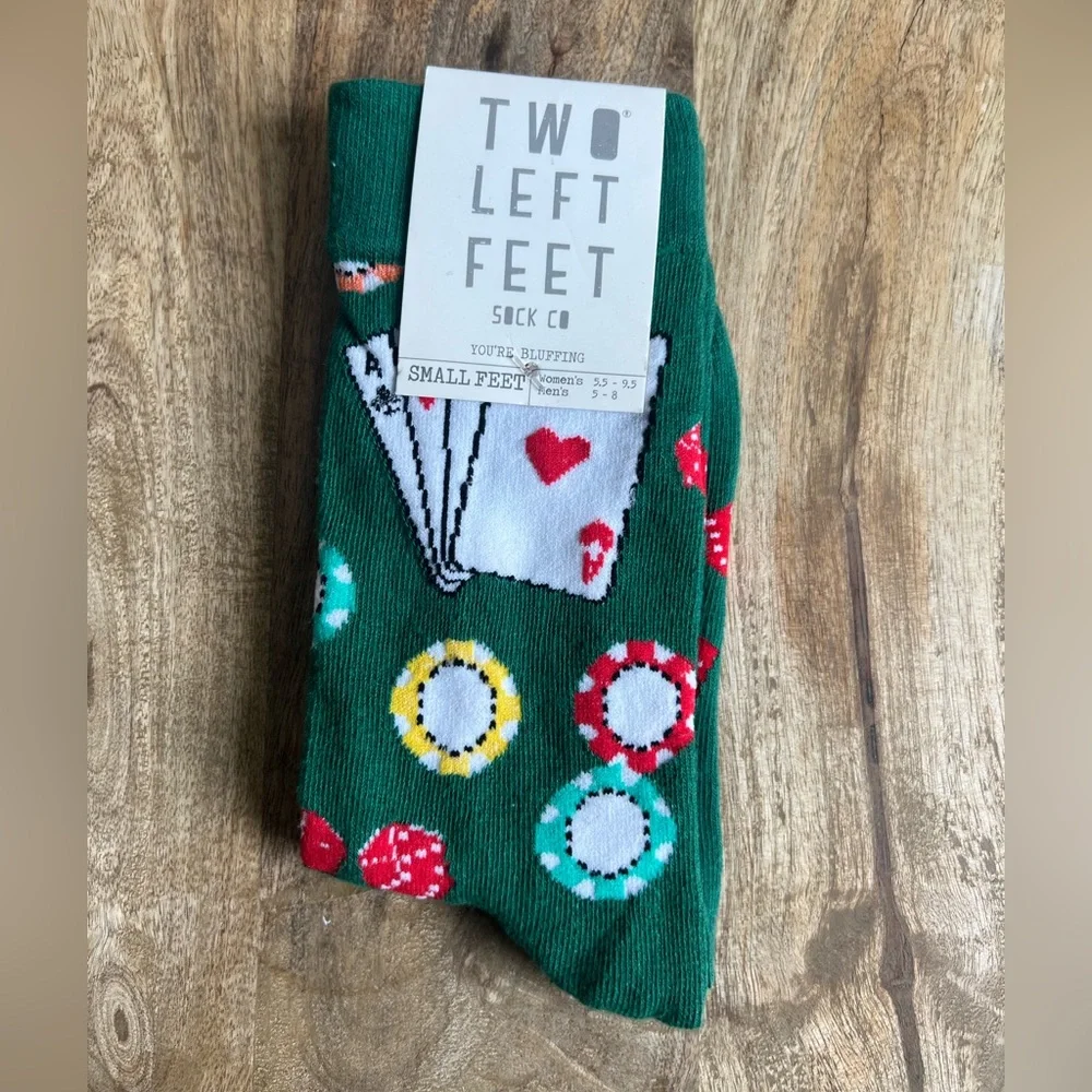 You’re Bluffing Unisex Poker Print Socks